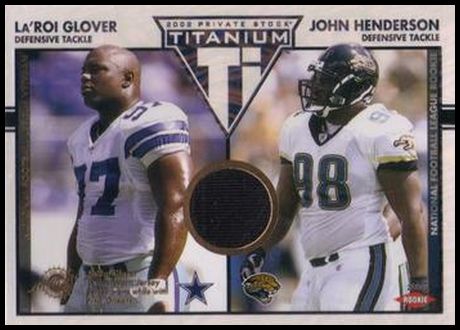 123 La'Roi Glover John Henderson RC, MEM, SN1100